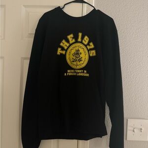 The 1975 Black Crewneck